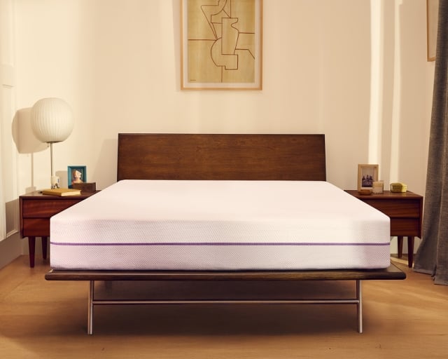 The Purple Mattress in bedroom setting